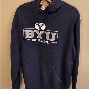 NEW Mens BYU Cougars Hoodie -Size LARGE